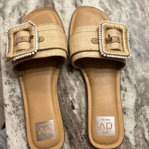Dolce Vita flat mules. Size 10
